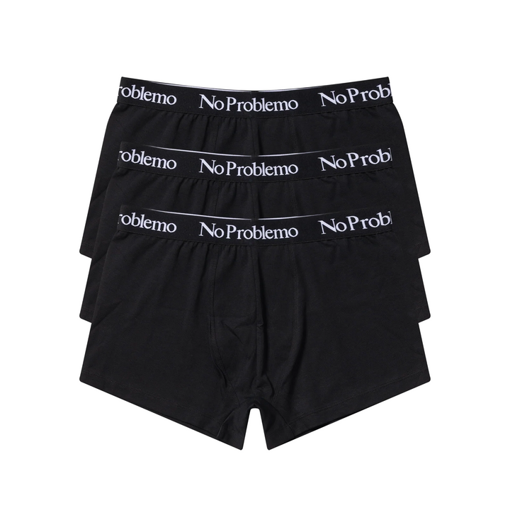 No Problemo Boxer Briefs Multi Pack | Black