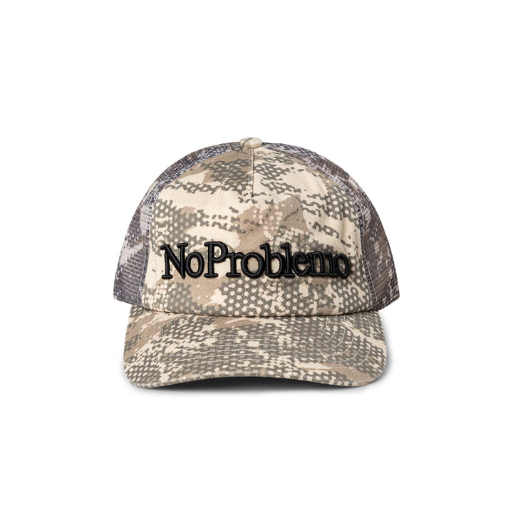 No Problemo Forest Trucker Cap | Light Camo