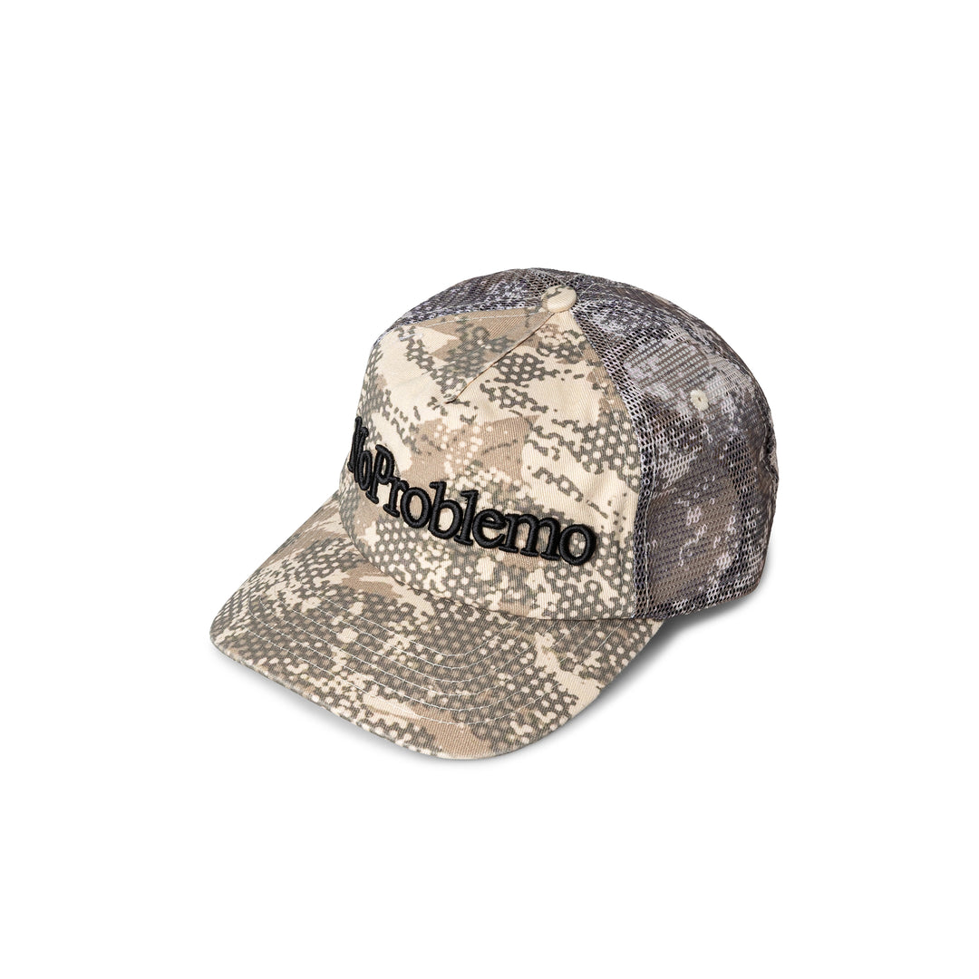 No Problemo Forest Trucker Cap | Light Camo