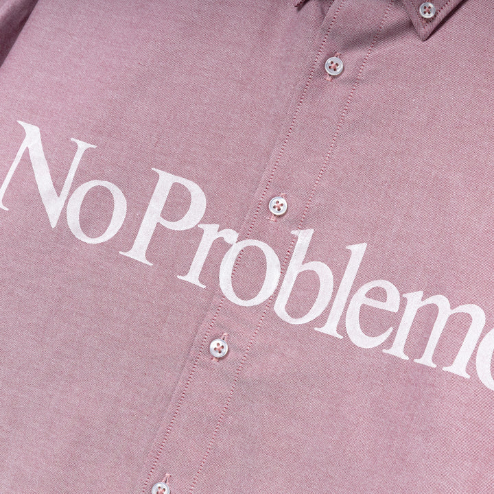 No Problemo L/S Oxford Shirt | Red