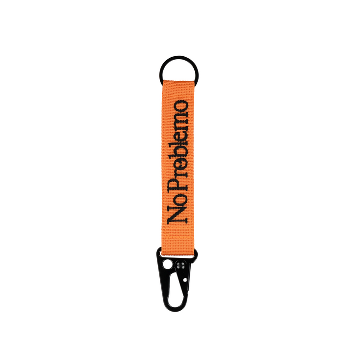 Mini Problemo Carabiner Keychain | Orange