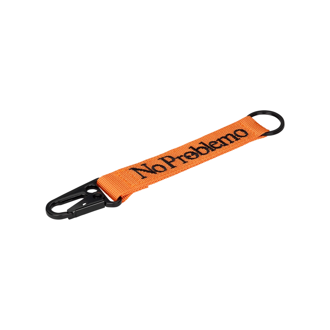 Mini Problemo Carabiner Keychain | Orange