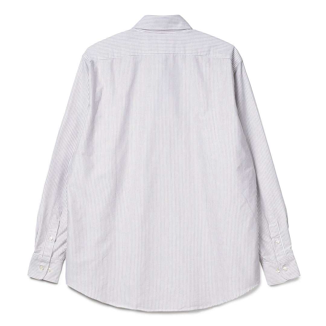 No Problemo Stripe Oxford L/S Shirt | Red