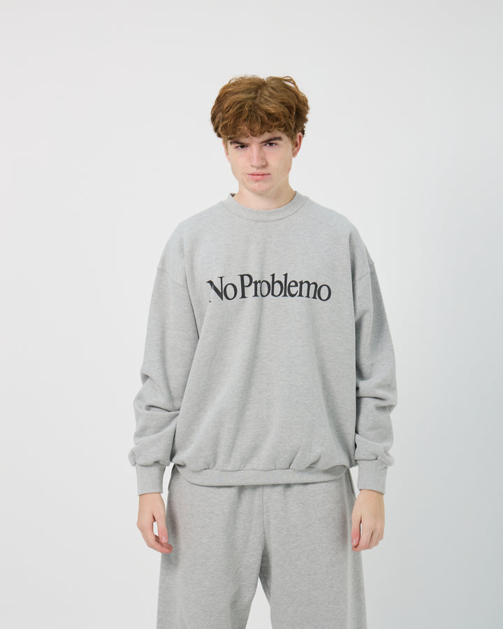 No Problemo Sweatshirt | Grey Marl