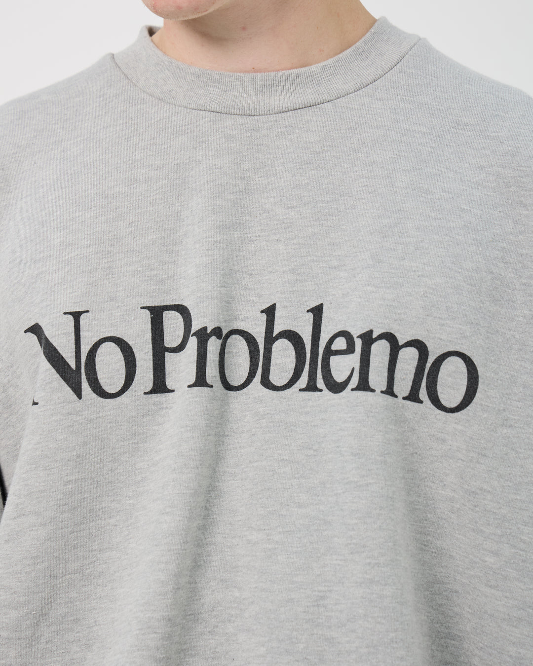 No Problemo Sweatshirt | Grey Marl
