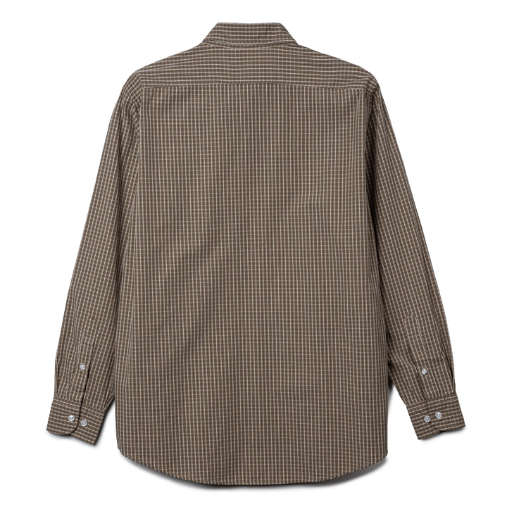 No Problemo Poplin L/S Shirt | Brown