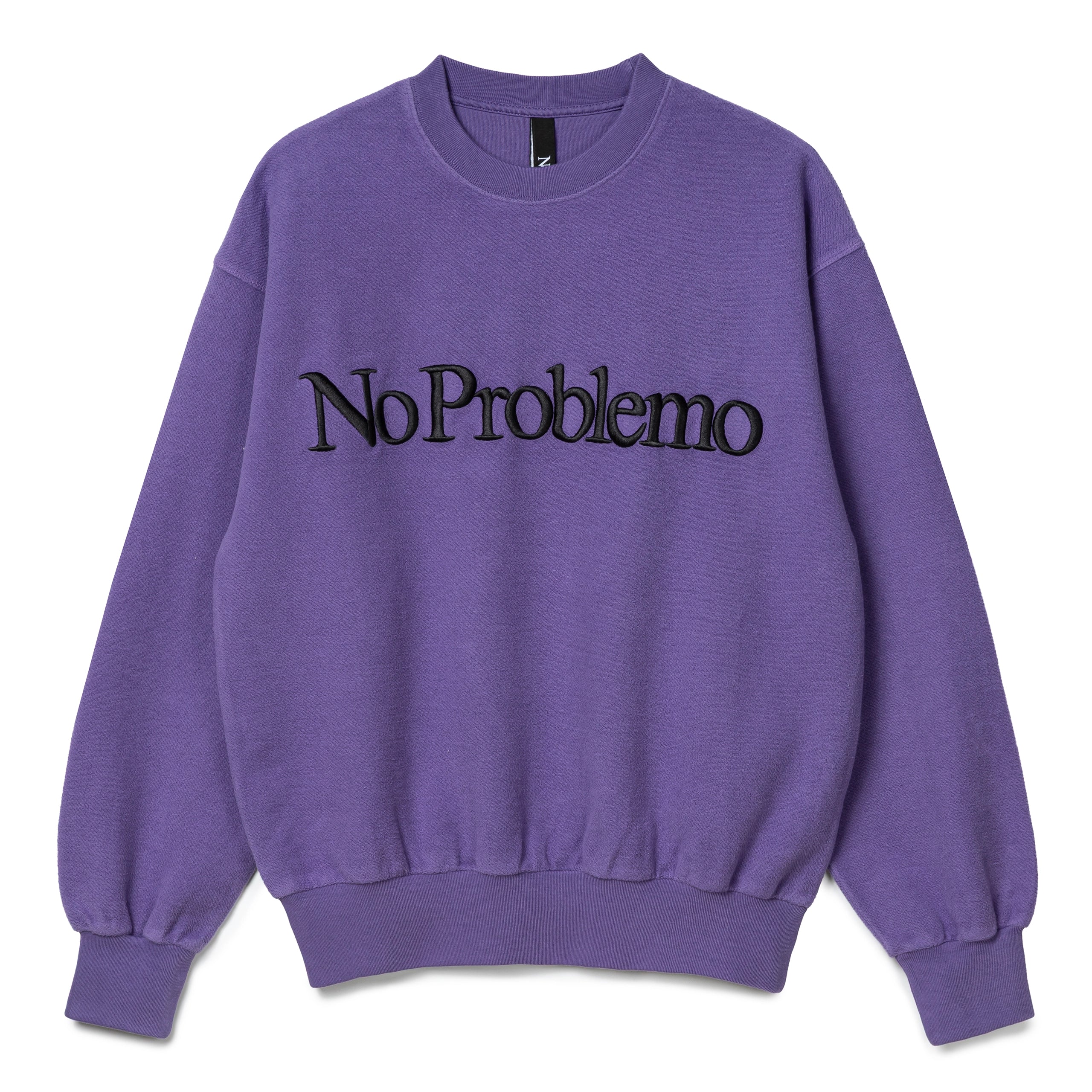 No Problemo Reverse Fleece Sweat | Lilac No Problemo Reverse Fleece Sweat | Lilac
