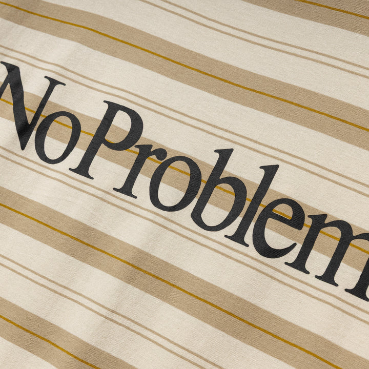 No Problemo Striped L/S Tee | Sand