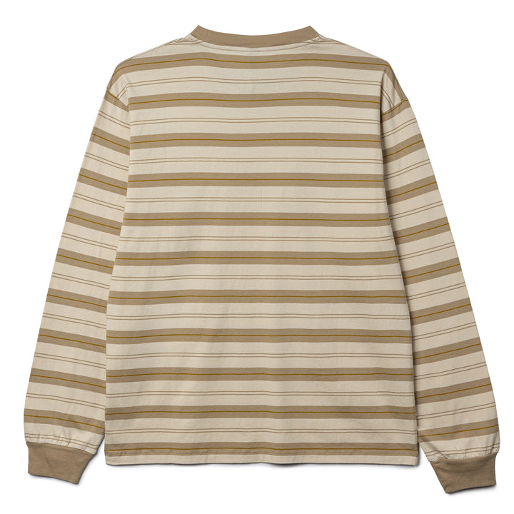 No Problemo Striped L/S Tee | Sand
