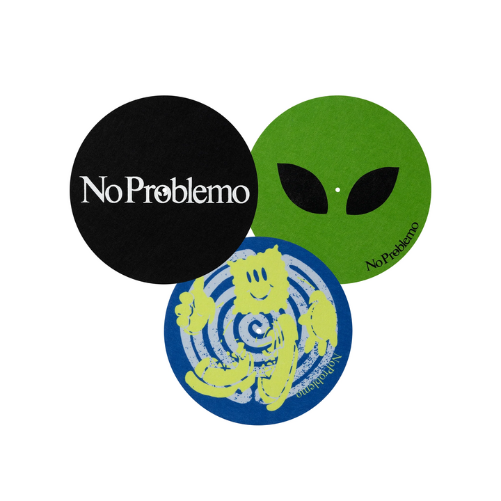 No Problemo Turntable Slipmats 3 Pack | Multi