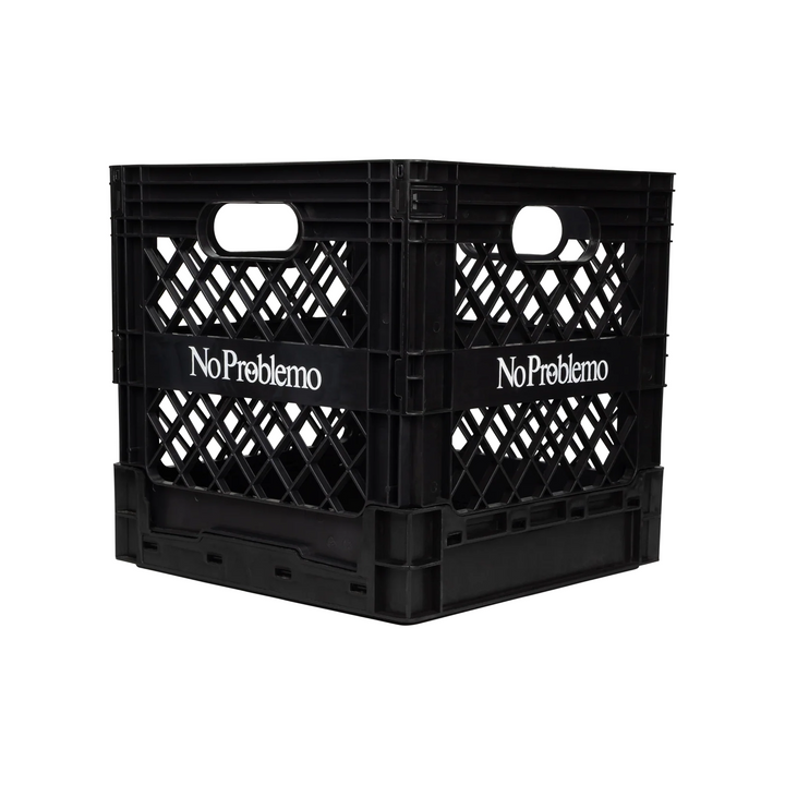 No Problemo Vinyl Crate | Black