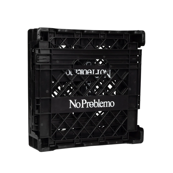 No Problemo Vinyl Crate | Black