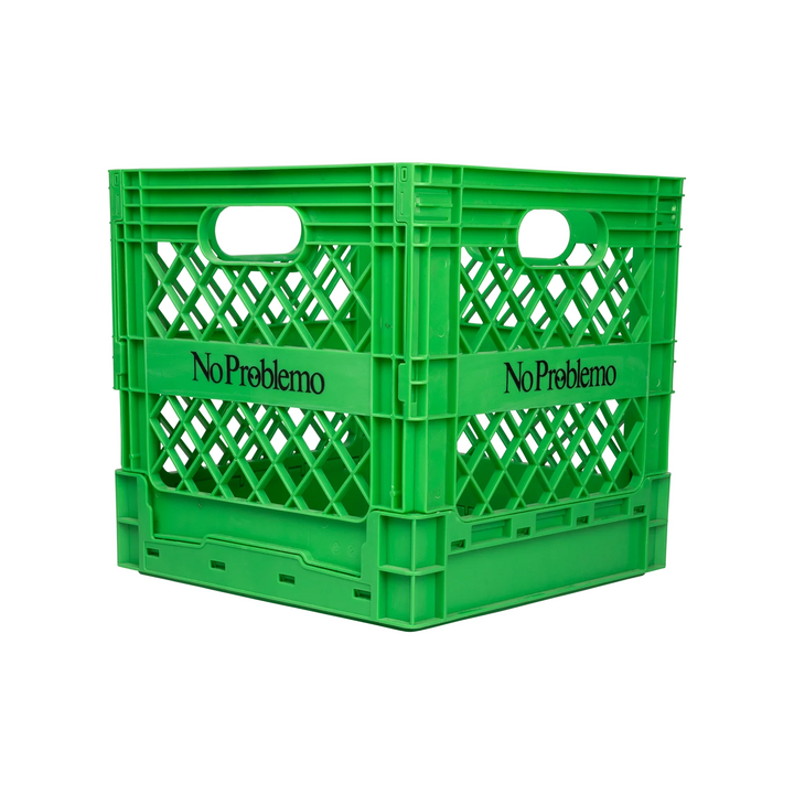 No Problemo Vinyl Crate | Green