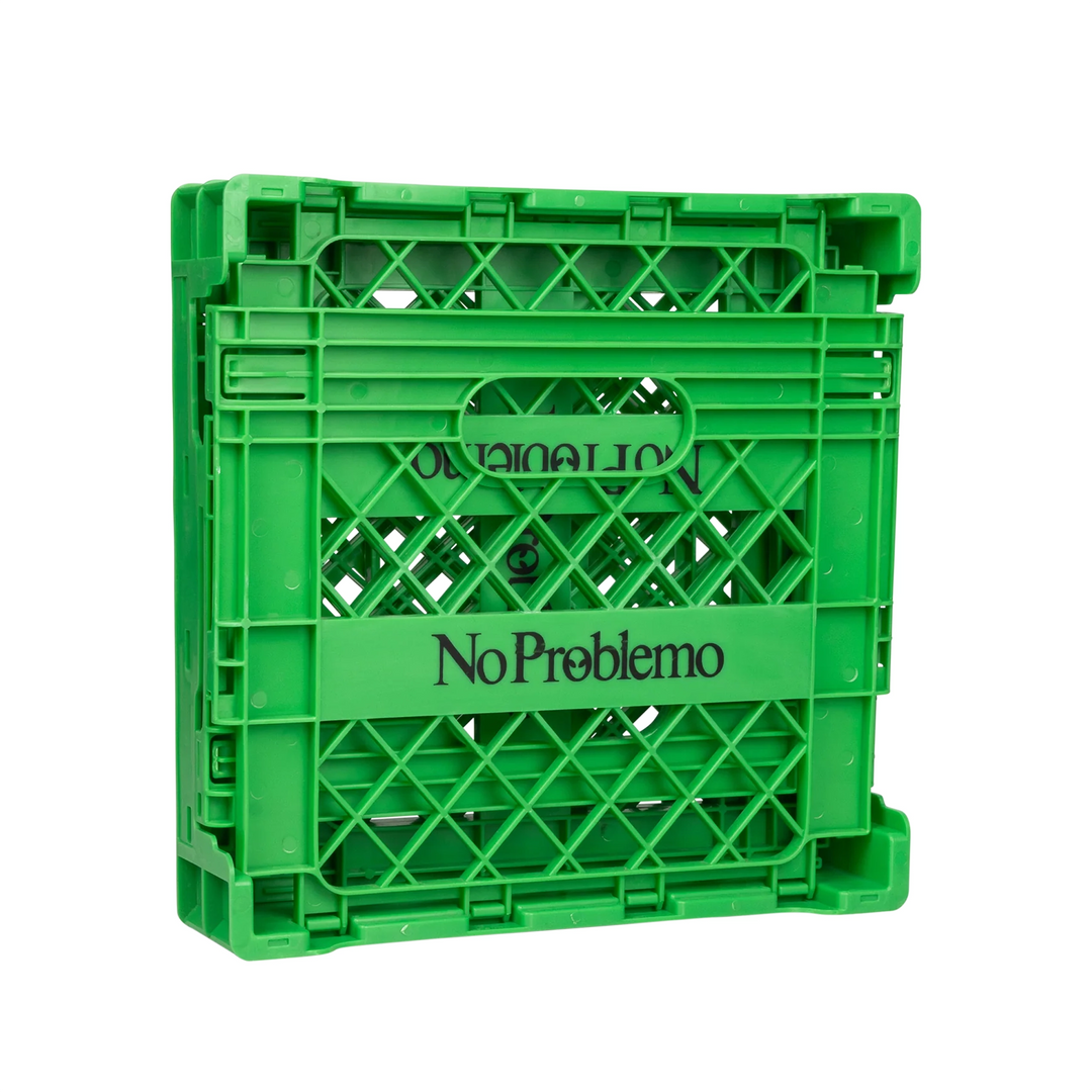 No Problemo Vinyl Crate | Green