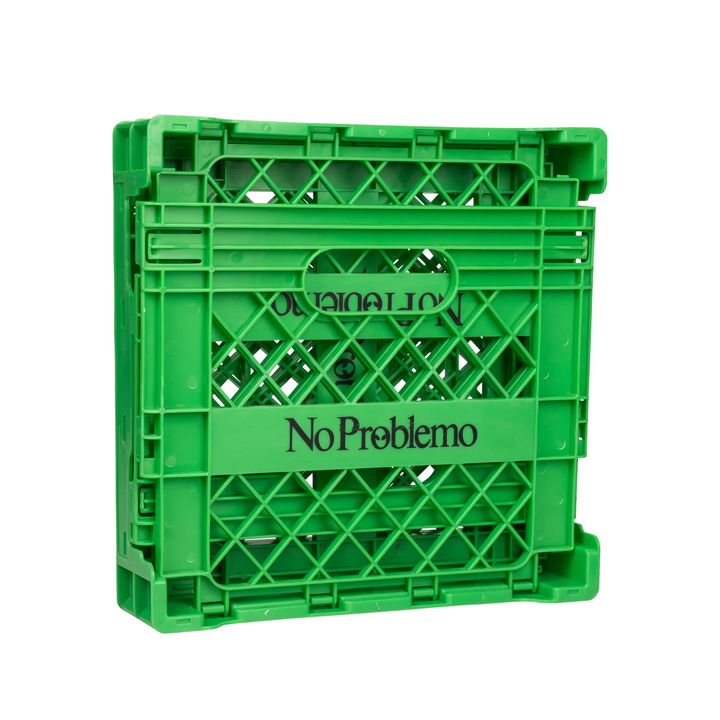 No Problemo Vinyl Crate | Green