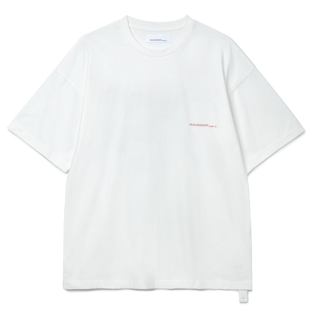 Keys Oversized Tee | White