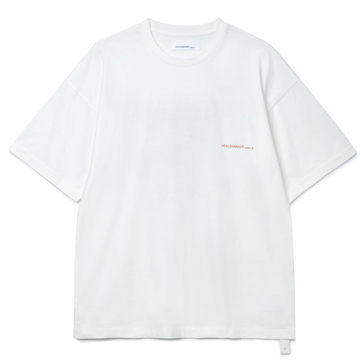 Keys Oversized Tee | White