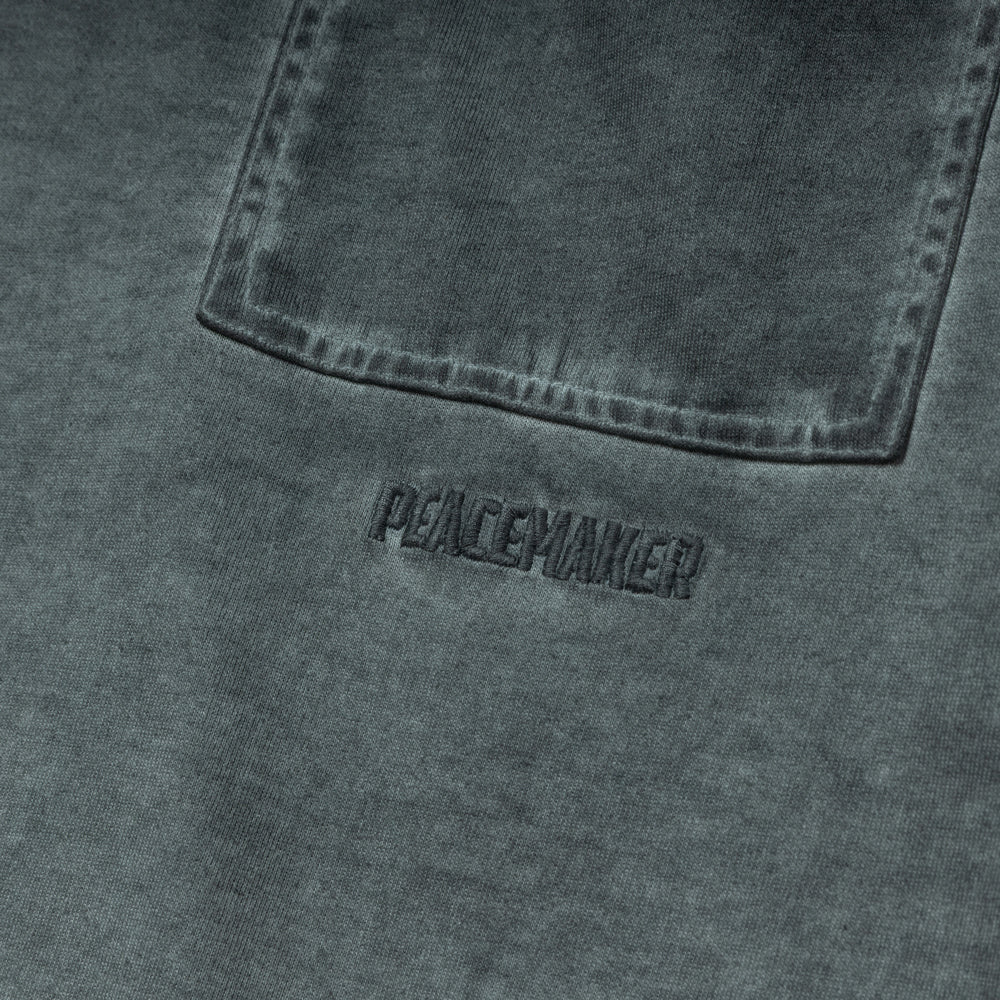 Velcro Applique Tee | Light Grey