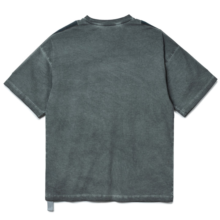 Velcro Applique Tee | Light Grey