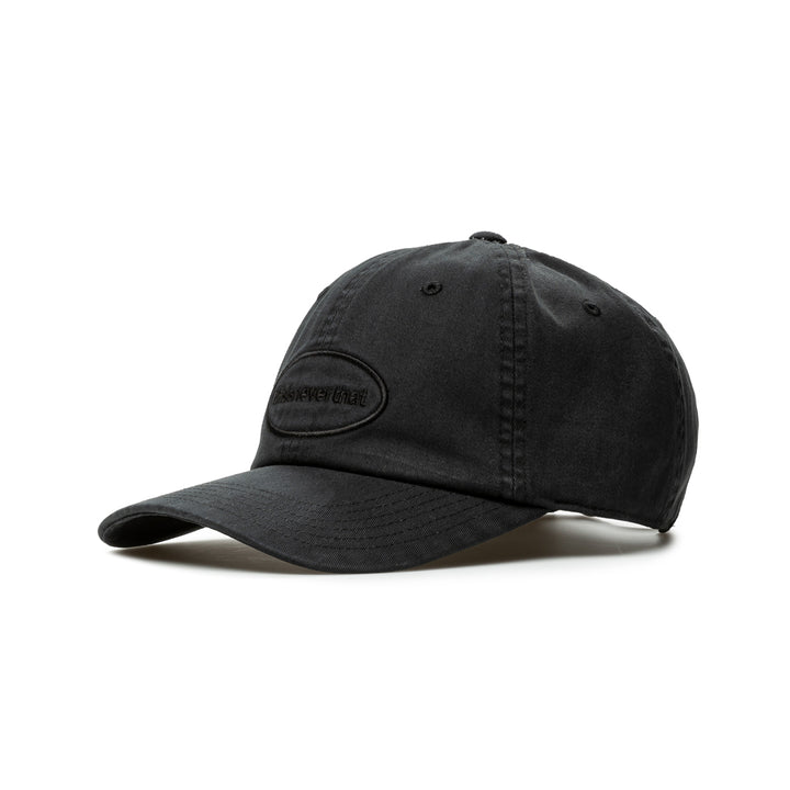 Overdyed E/T-Logo Cap | Black