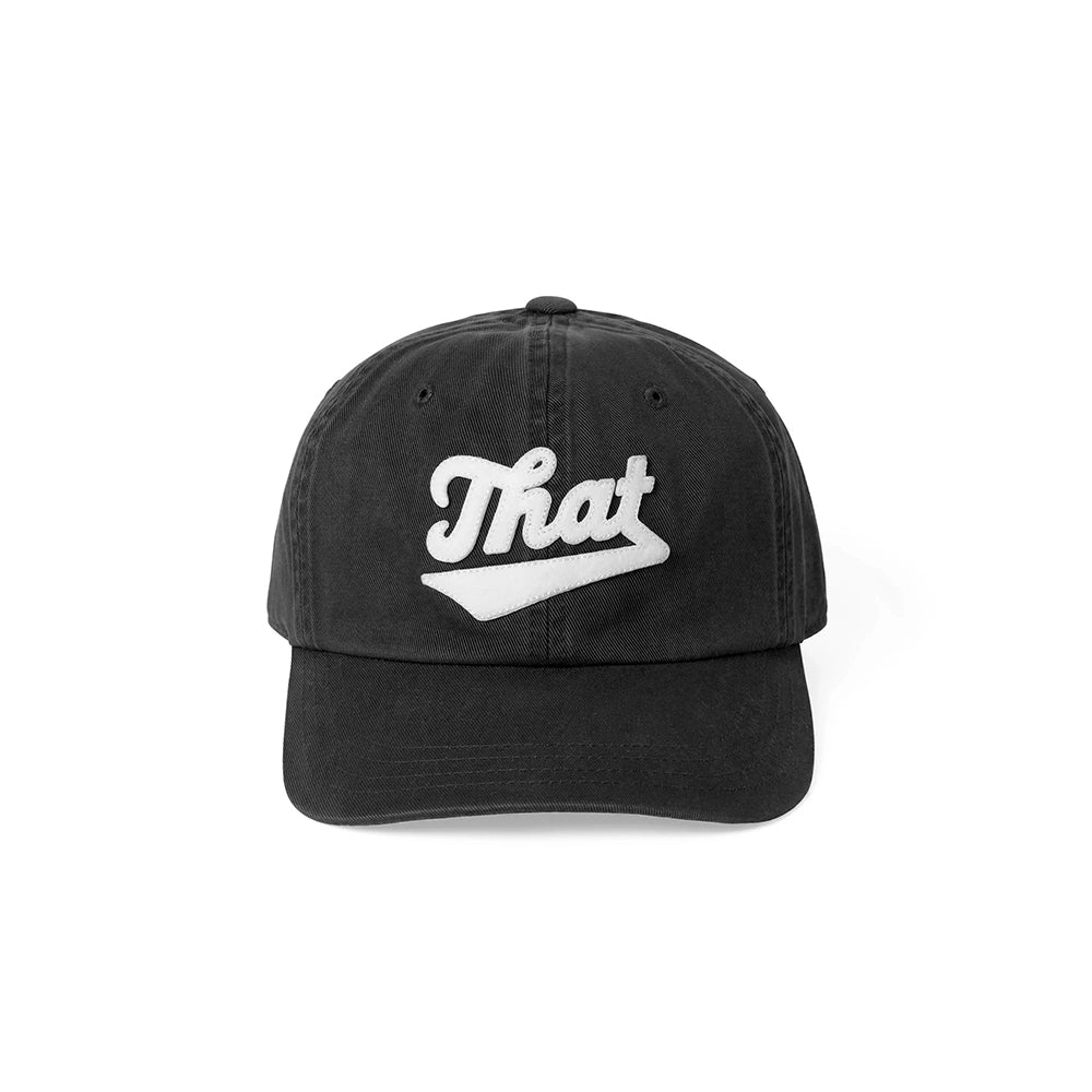 Overdyed That Applique Cap | Washed Black