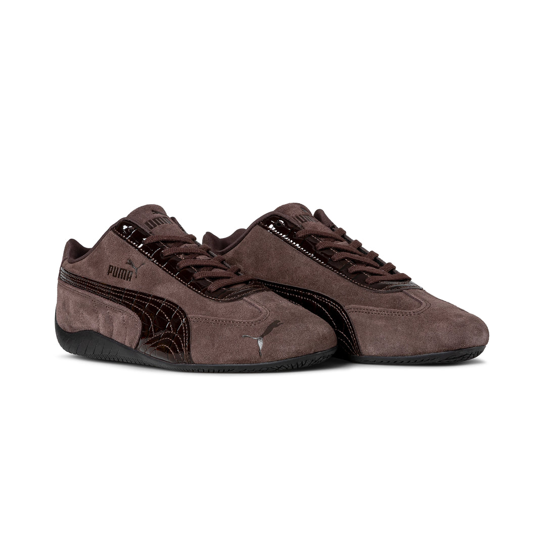 Speedcat Croco Leather Women | Chocolate Fondue