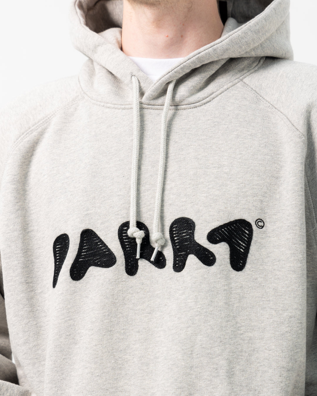 Blob Logo Hooded Sweatshirt | Heather Grey