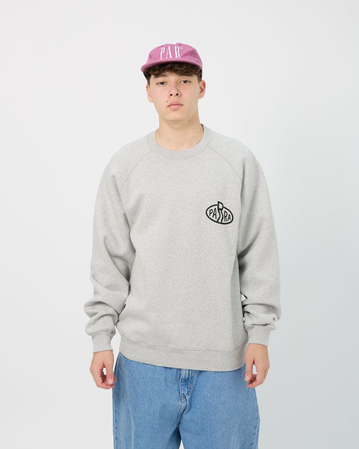 Legs Logo Crew Neck Sweatshirt | Heather Grey