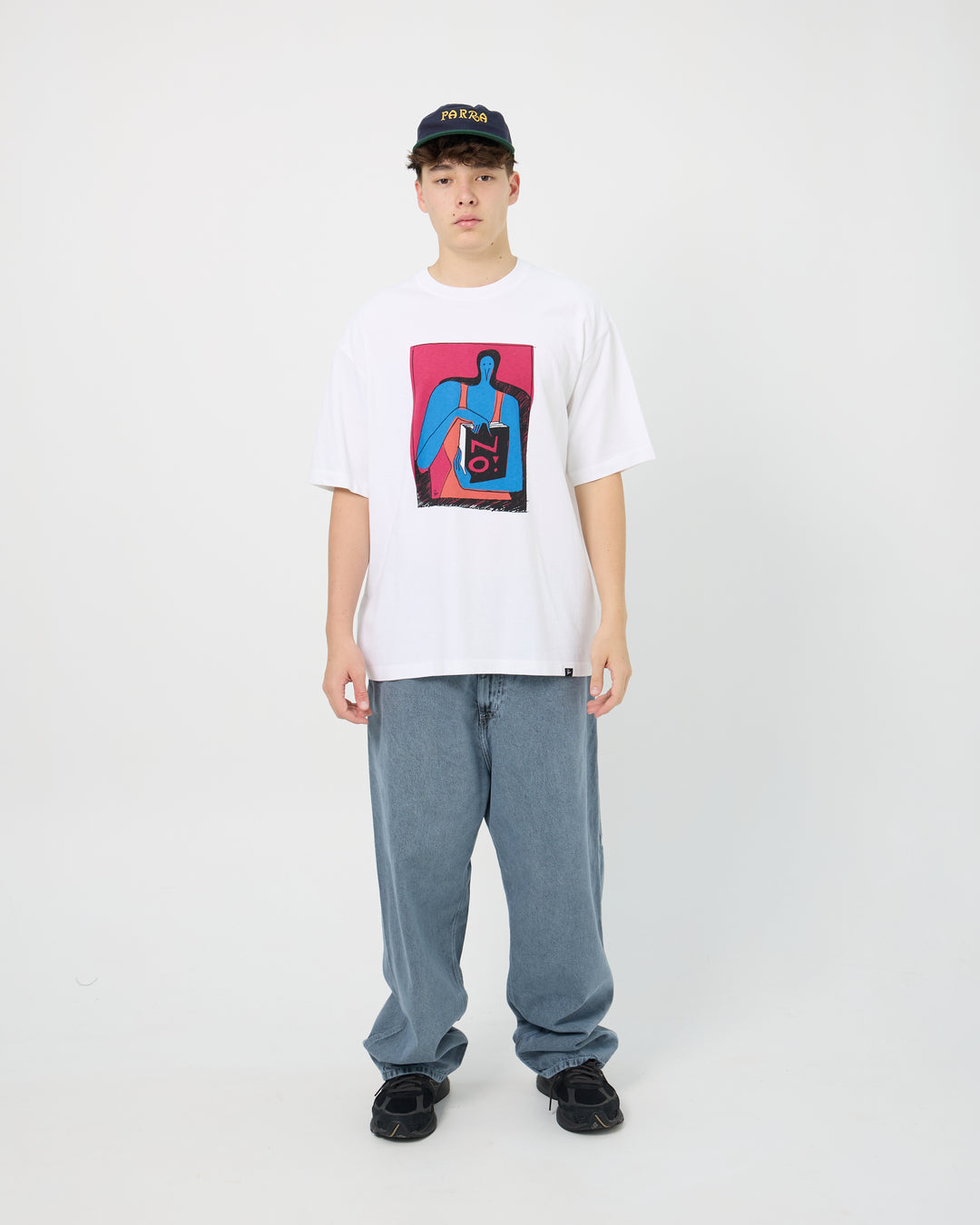 No Books Tee | White