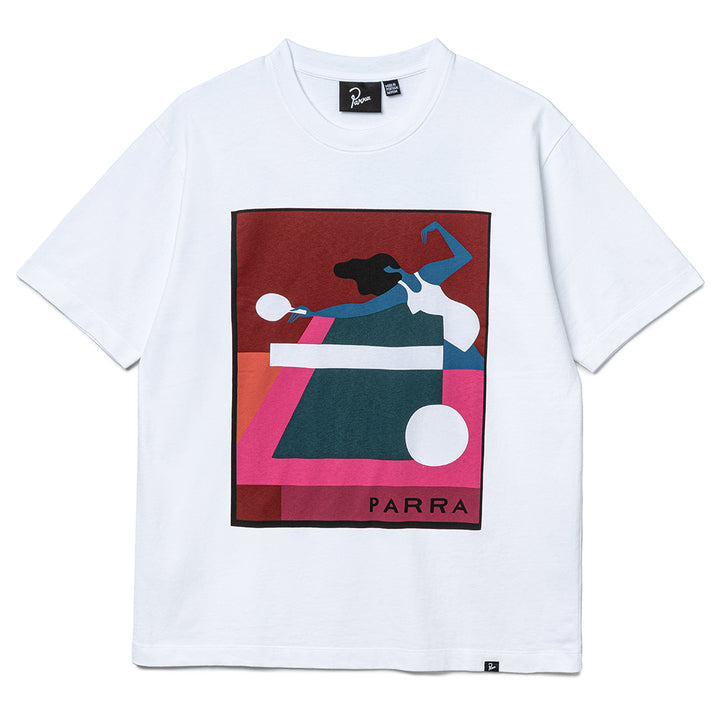Ping Ponged Tee | White