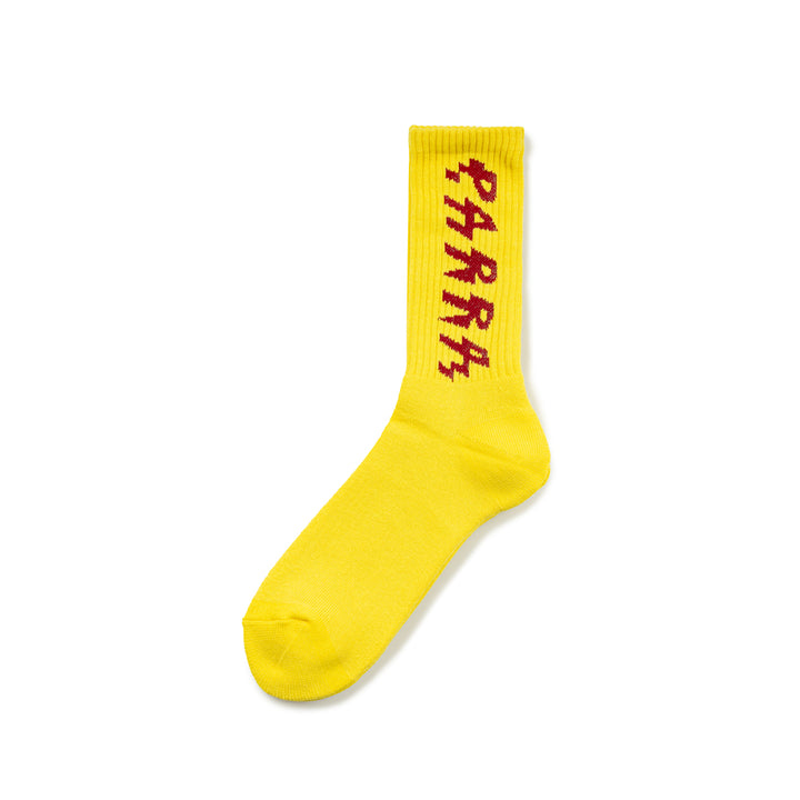 Shocker Logo Crew Socks | Yellow