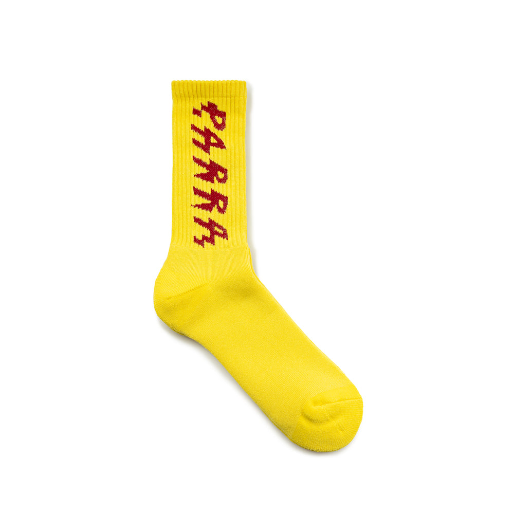 Shocker Logo Crew Socks | Yellow