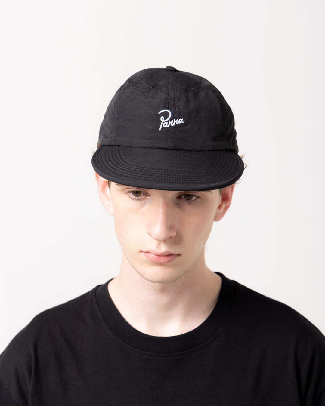 Signature 6 Panel Hat | Black