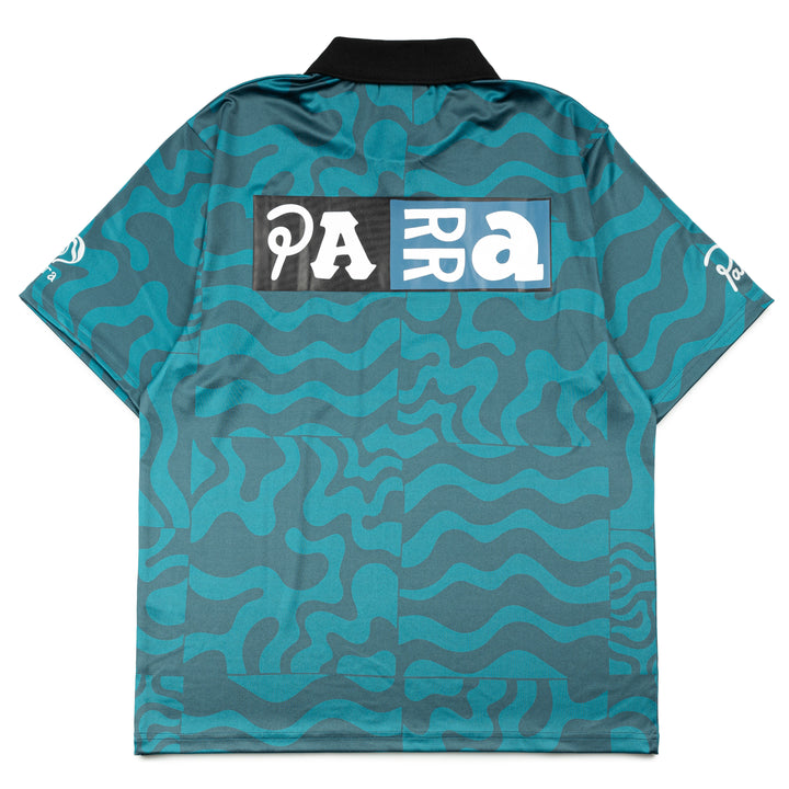 Sports Flage Polo Tee | Deep Sea Green