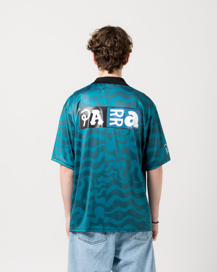 Sports Flage Polo Tee | Deep Sea Green