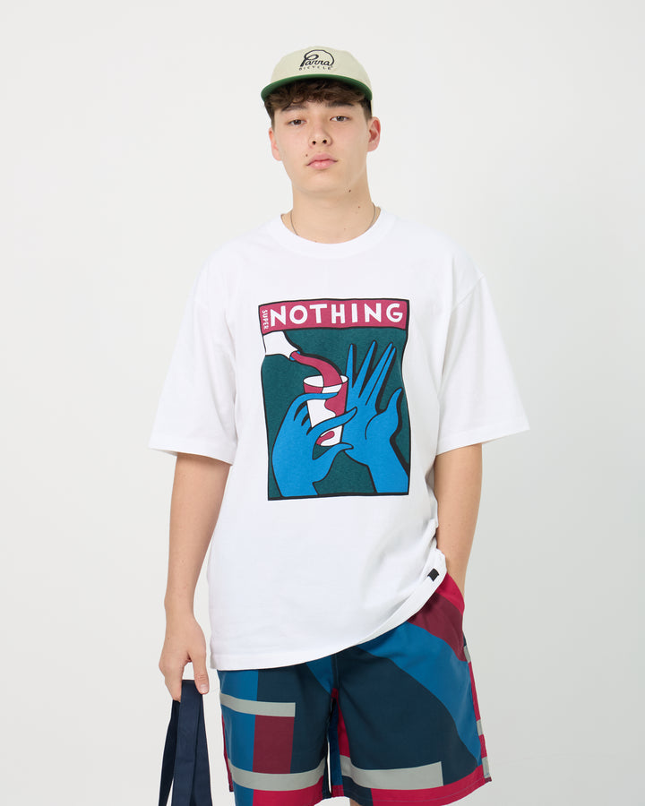 Super Nothing Tee | White