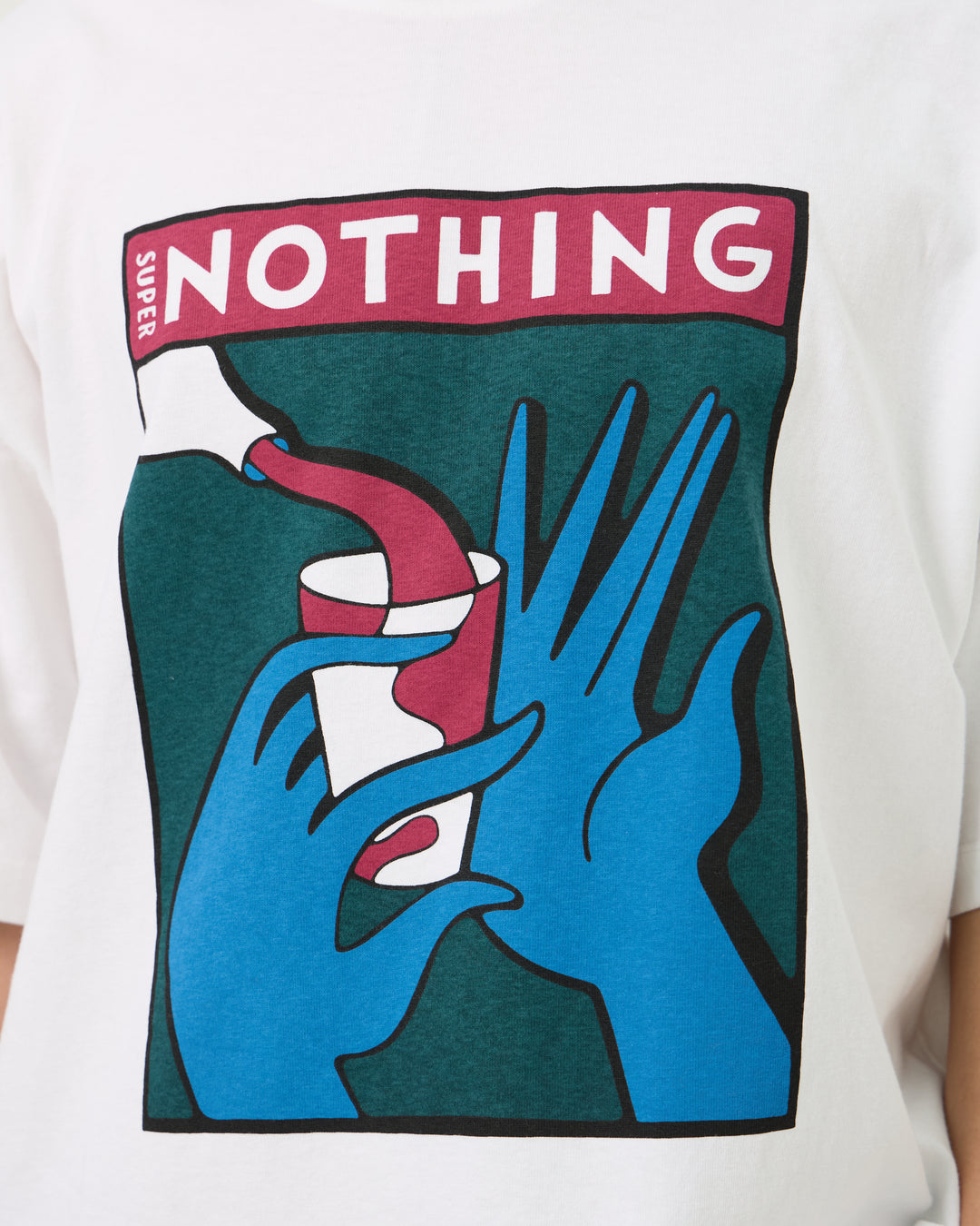 Super Nothing Tee | White
