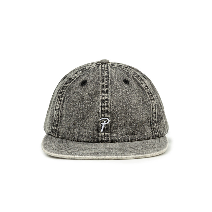 Acid Wash Sports Cap | Black Denim