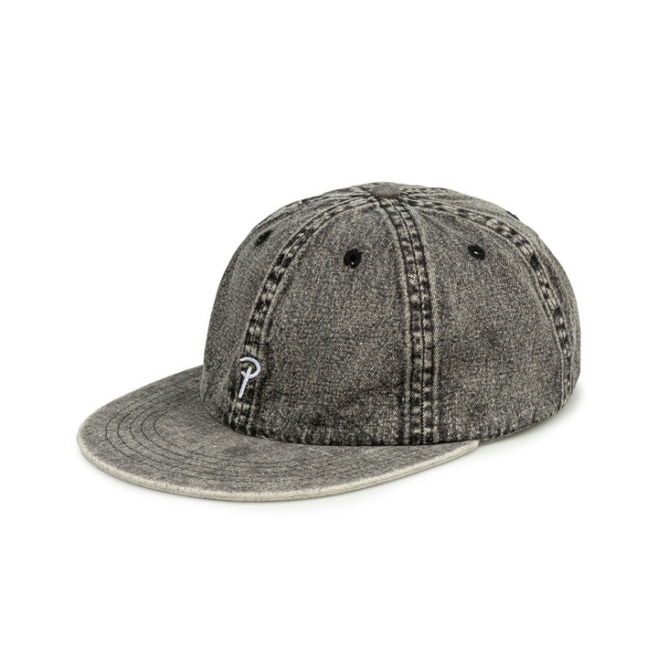 Acid Wash Sports Cap | Black Denim