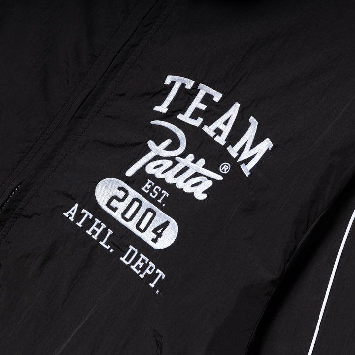 Athletic Nylon Track Jacket | Black