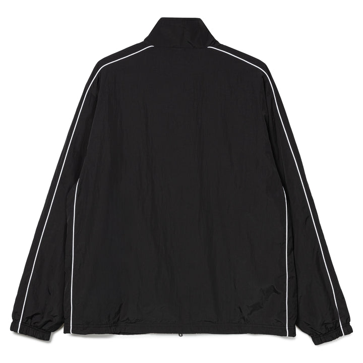 Athletic Nylon Track Jacket | Black