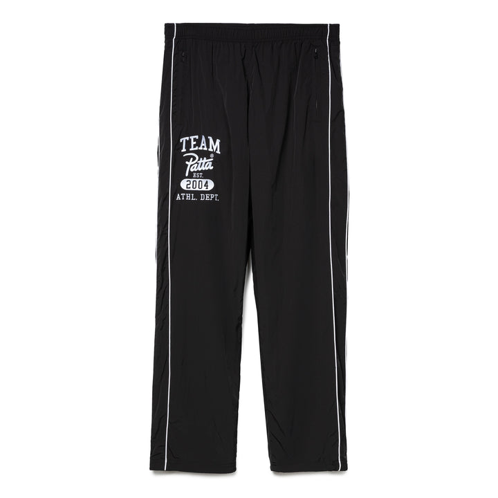 Athletic Nylon Track Pants | Black
