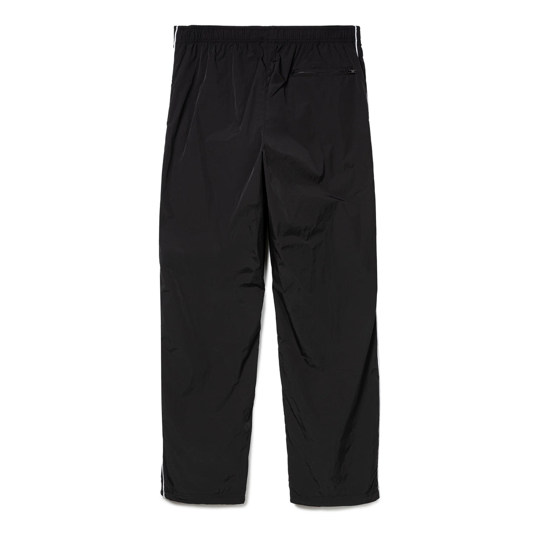 Athletic Nylon Track Pants | Black