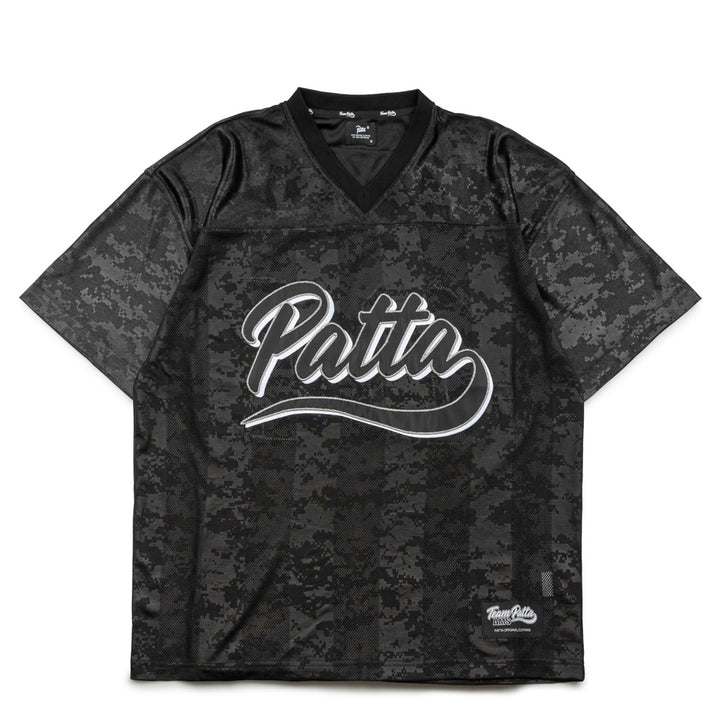 Digi Lobi Mesh Football Jersey | Black