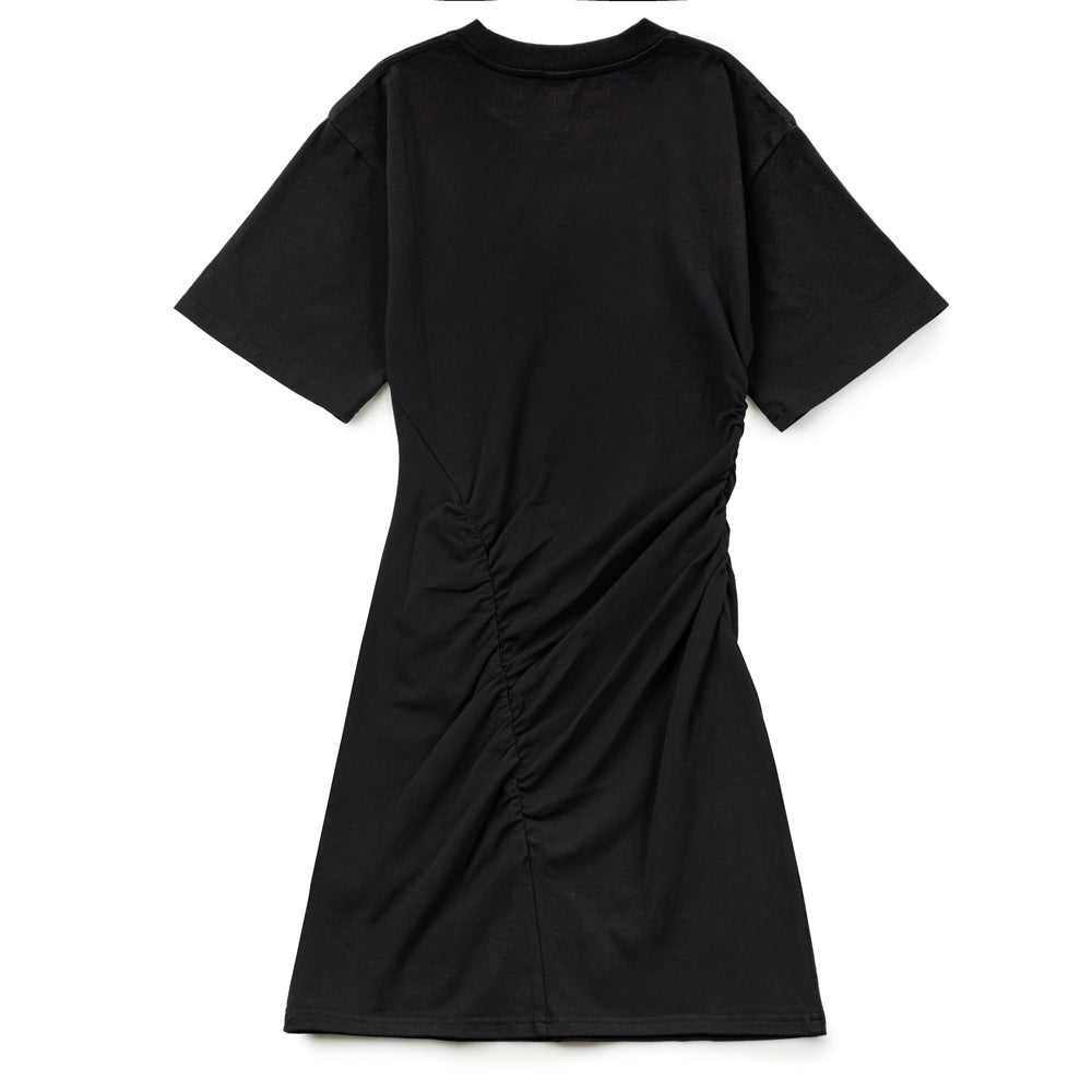 Patta Femme Ruched Tee Dress | Black