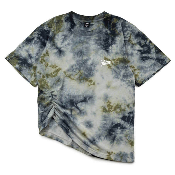Patta Femme Tie Dye Cropped Ruched  | Quarry