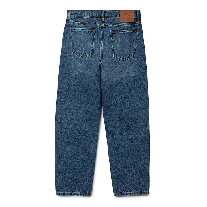 Patta Laserprint Whiskers Denim Pants | Light Blue Denim