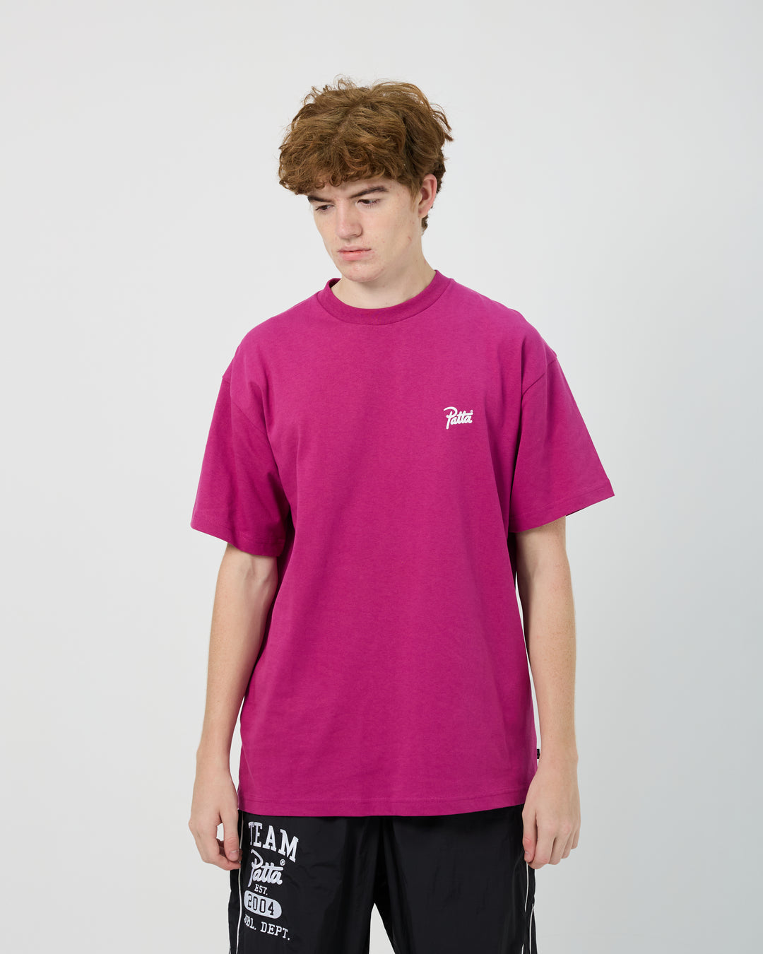 Script Logo Tee | Boysenberry