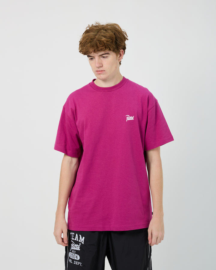 Script Logo Tee | Boysenberry