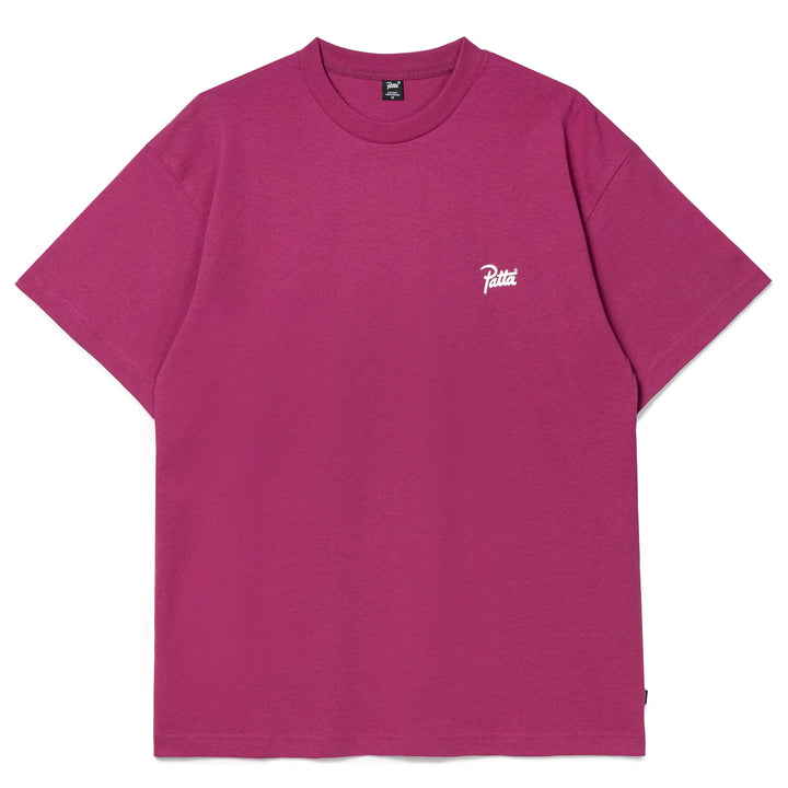 Script Logo Tee | Boysenberry